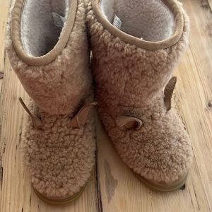 Donsje Kids Alpaca Irfi Shearling/Leather Boots